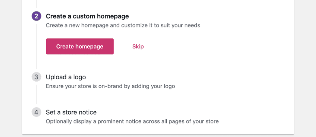 create-woocommerce-homepage