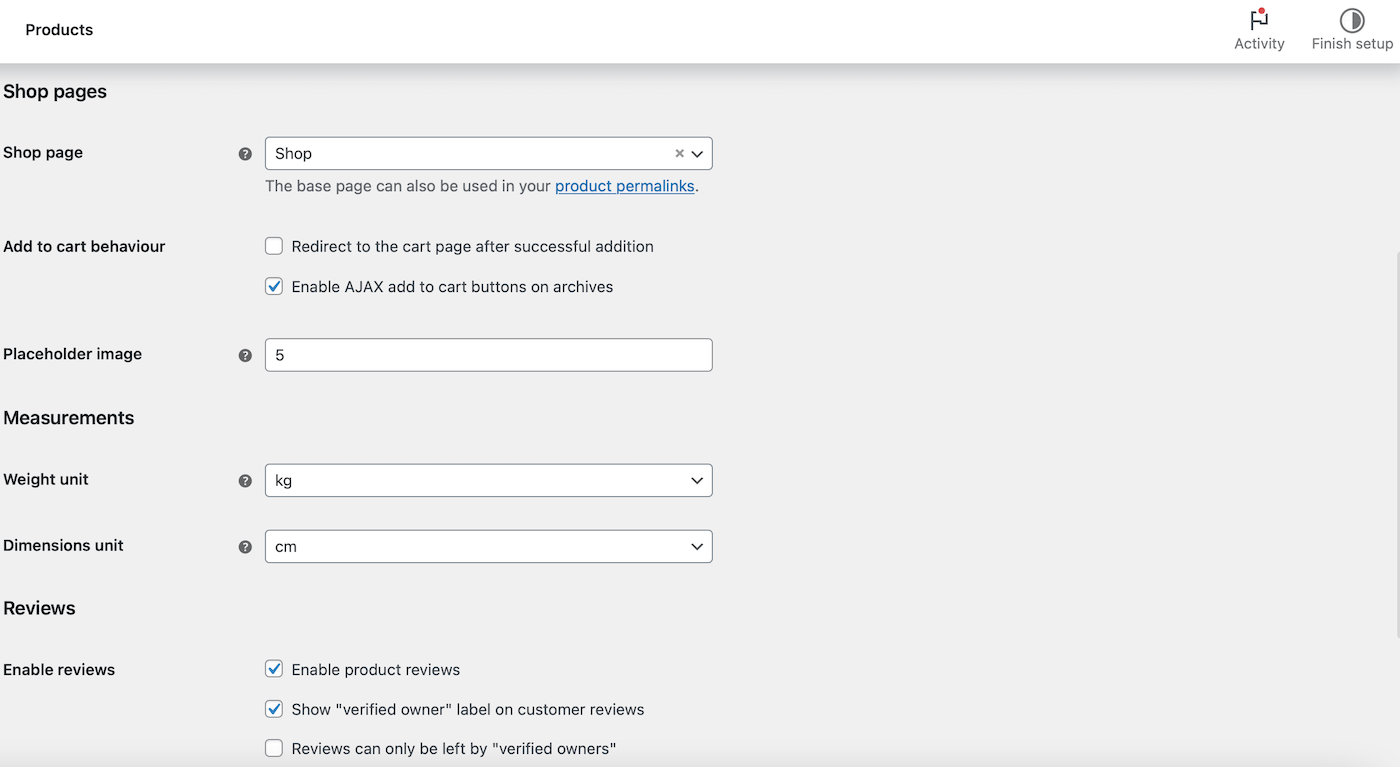 product-settings-woocommerce