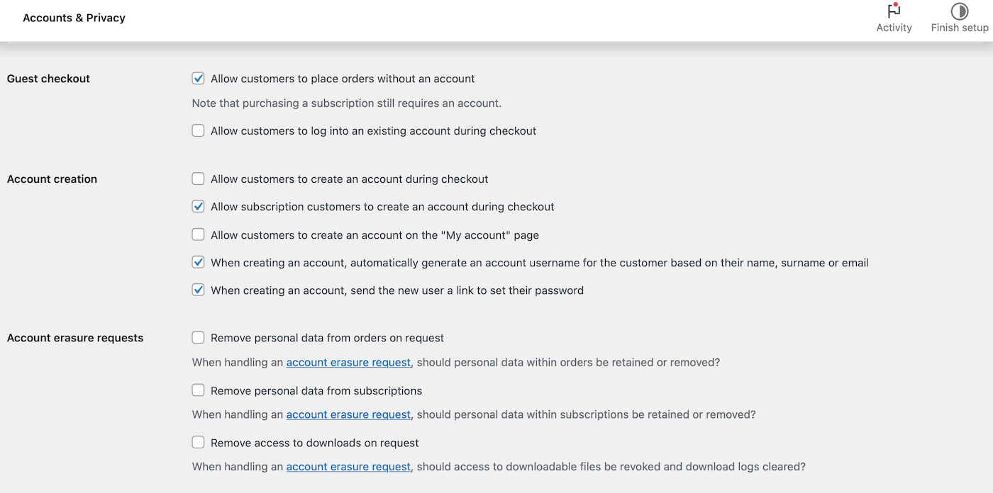 woocommerce-privacy-settings